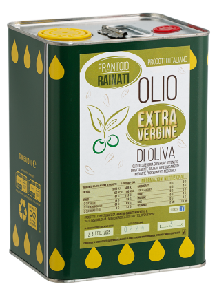 Olio Extra Vergine di Oliva bottiglia in lattina 3L - Filtrato